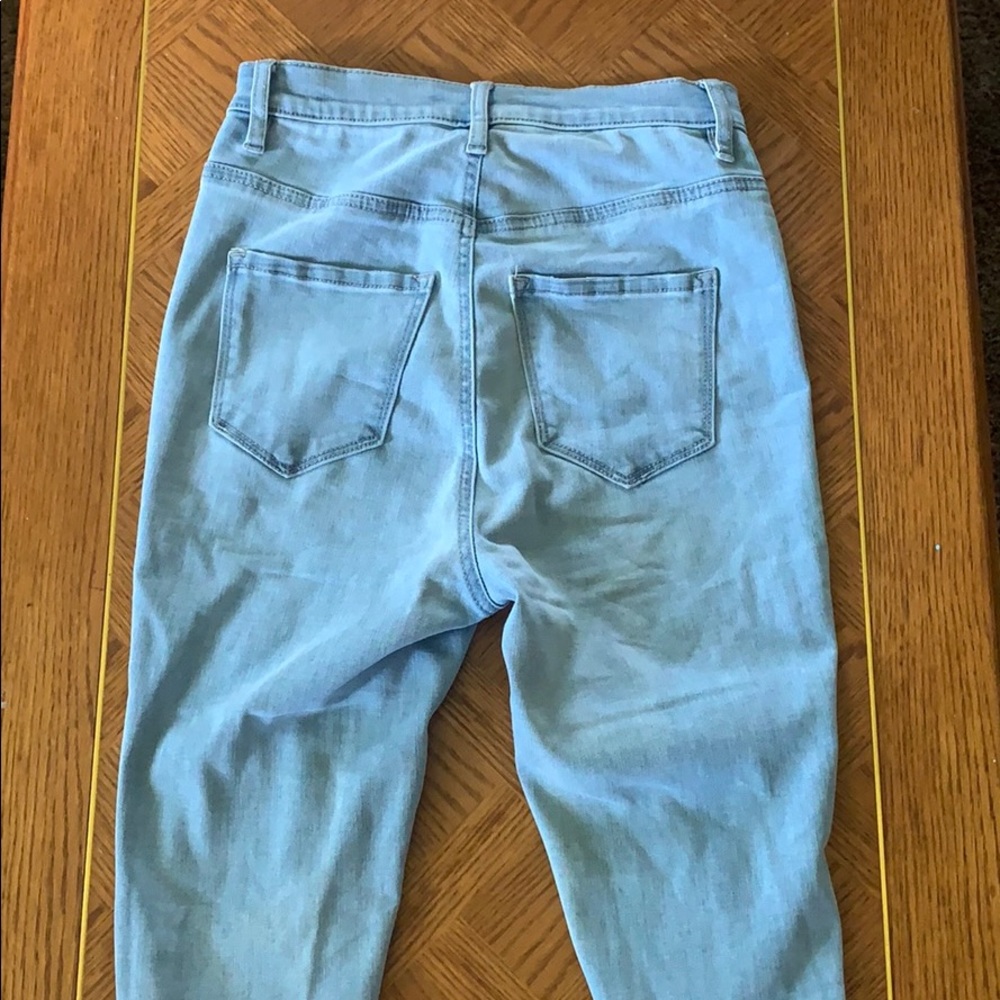 High-Rise Ripped Jeans - Picture 5 of 5